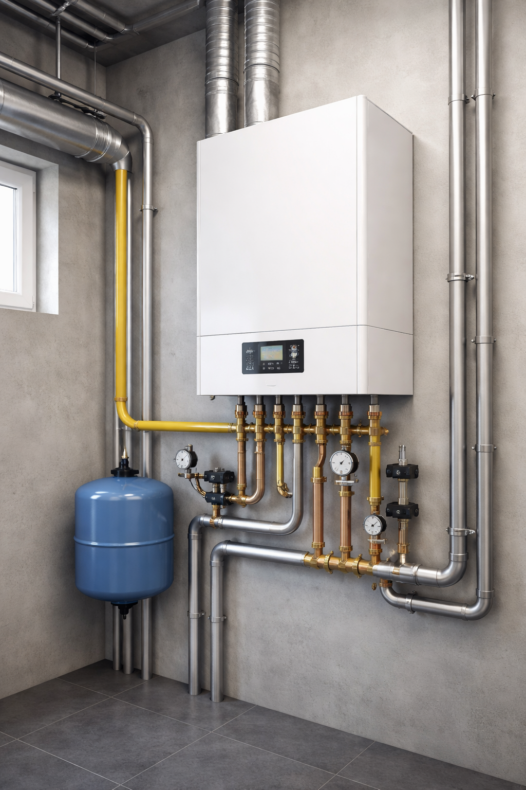 Installation chaudière résidentielle