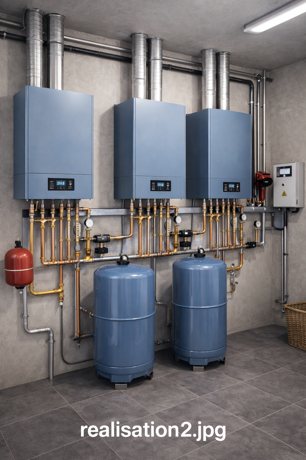 Local technique chauffage